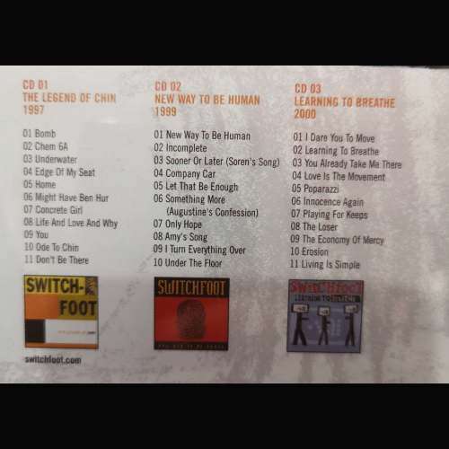 Switchfoot :  : 3 Cd Set : The legend of chin : new way to be human : Learning to breathe