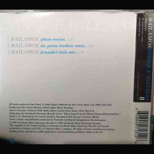 Enrique Iglesias : Bailamose : CD Single (CD FOR SALE)