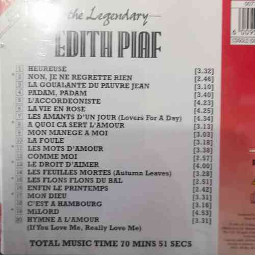 Edith Piaf : The Legendary (CD FOR SALE)