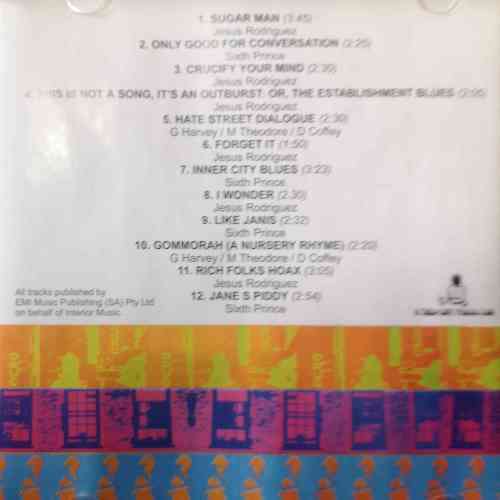 Rodriguez : Cold Fact (CD FOR SALE)