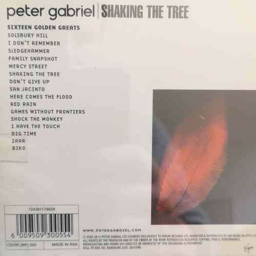 Peter Gabriel : Shaking the tree : CD