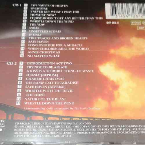 Andrew Lloyd Webber and Jim Steinmans : Whistle down the Wind : 2 Cd Set : CD