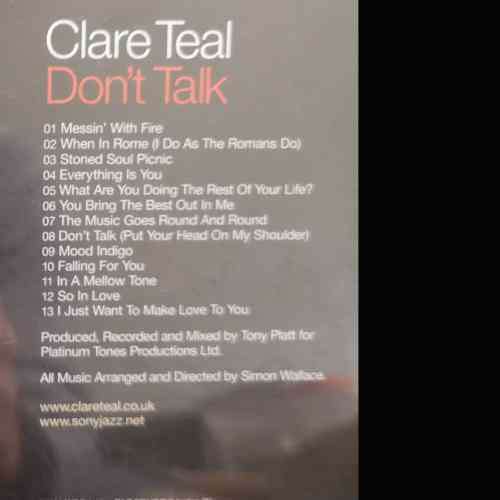 Clare Teal : Don?t Talk : CD