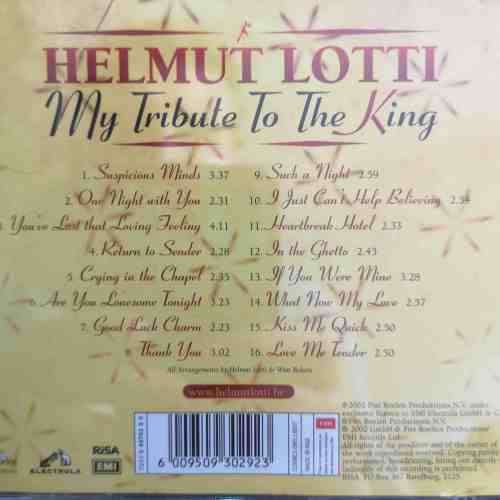 Helmut Lotti : My tribute to the king : CD
