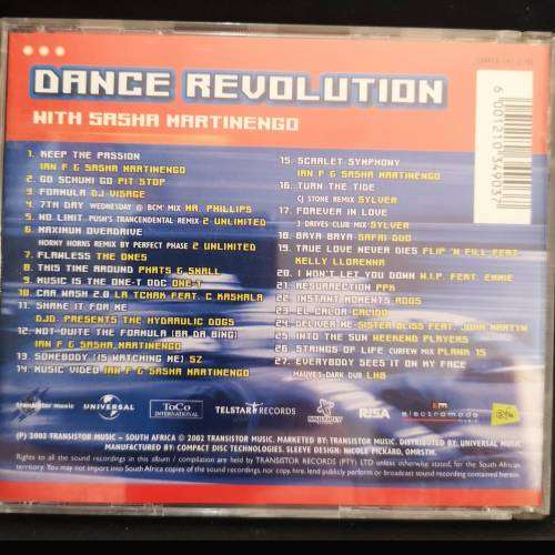 Dance Revolution with Sasha Martinengo : CD