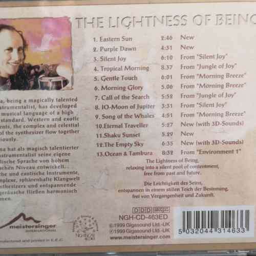 The Lightness of being : A collection of quiet Music by Anugama : CD