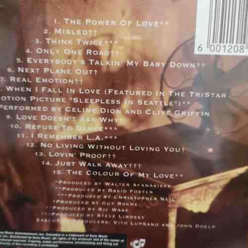 Celine Dion : The Colour of my love : CD