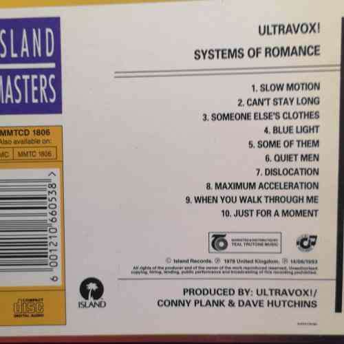 Ultravox : Systems of Romance : CD