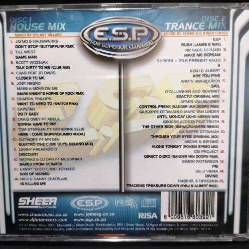 ESP : mixed by James G Brian Cross and Stuat Hillary : 2 CD Set : CD