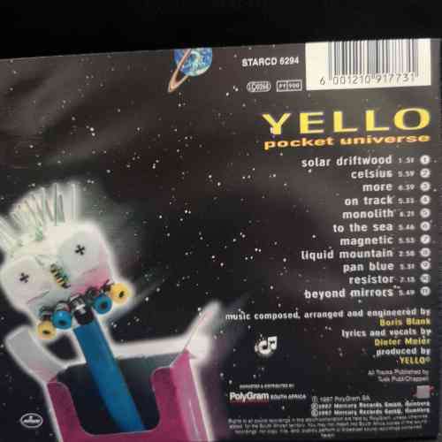 Yello : Pocket Universe : CD