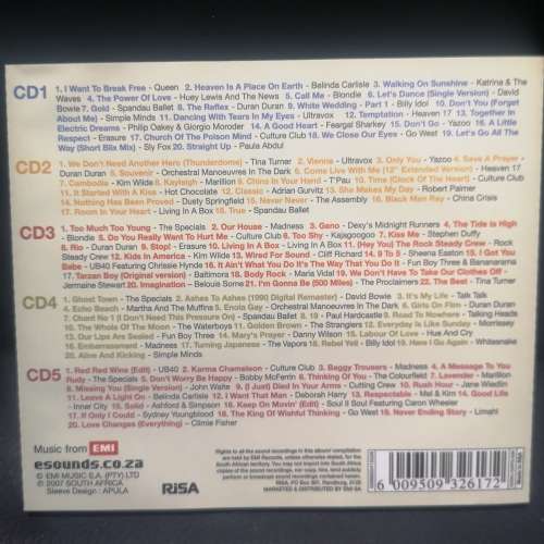 100 80s Hits : 5 CD Set : CD