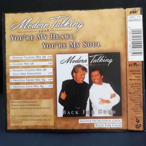 Modern Talking : Youre my Heart Youre my soul : CD Single : CD
