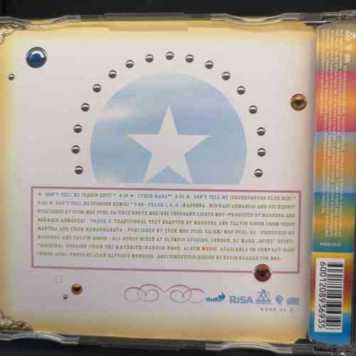 Madonna : Don?t Tell Me : CD Single : Made in RSA : CD