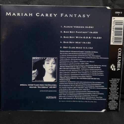 Mariah Carey : Fantasy : CD Single : Made in SA : CD