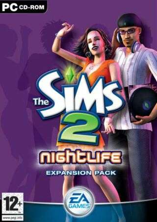 The Sims 2 : Nightlife Expansion Pack : PC game in good condition
