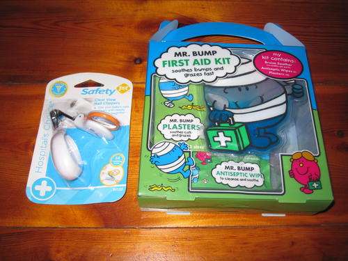 First Aid Kit and Safety Nail Clippers