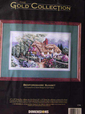 Dimensions - The Gold Collection "Bedfordshire Sunset" Cross Stitch Kit by Carl Valente