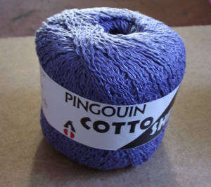 Pingouin Cotto Sheen Crochet Cotton 50g Blue