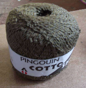 Pingouin Cotto Sheen Crochet Cotton 50g Brown