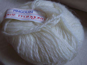Wool 50g Cream Pingouin Esprit d'Angora