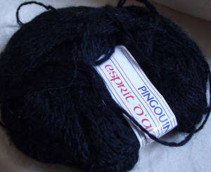 Wool 50g Navy Blue Pingouin Esprit d'Angora