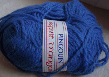Wool 50g Blue Pingouin Esprit d'Angora