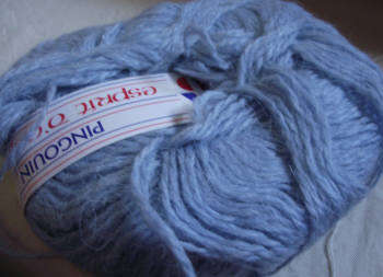 Wool 50g Light Blue Pingouin Esprit d'Angora