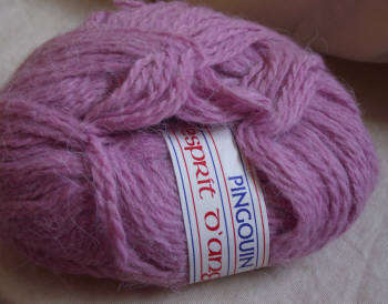 Wool 50g Rose Pingouin Esprit d'Angora