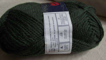 50g Dark Green Pingouin 100% Pure Wool (Double)