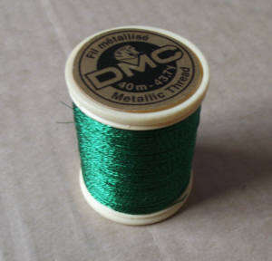 DMC Metallic Embroidery Thread Emerald Green # 269