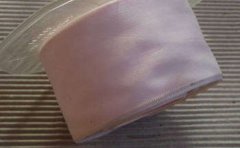 SALE NOW ONLY R2-50 ! Ribbon Taffeta 35mm wide Soft Pink per meter