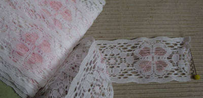 BARGAIN: Soft & Delicate Lace Pink & White