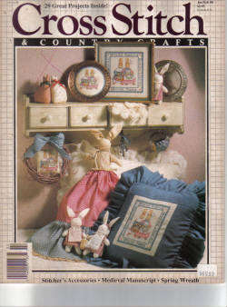 Cross Stitch Magazine : Cross Stitch & Country Crafts Jan / Feb 90