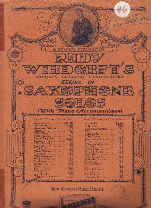 Rudy Wiedoeft's Series of Saxophone Solos (Valse Marilyn)