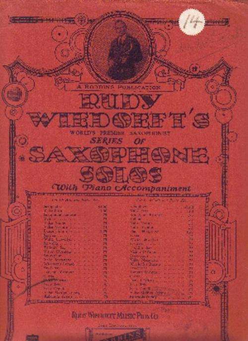 Rudy Wiedoeft's Series of Saxophone Solos (Gloria)