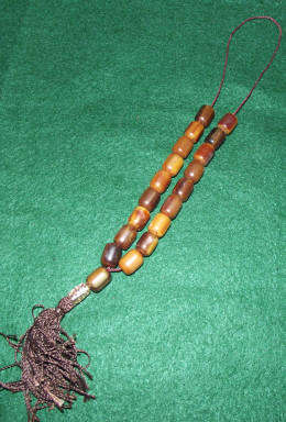 Vintage Turkish Amber Komboloi / Worry beads