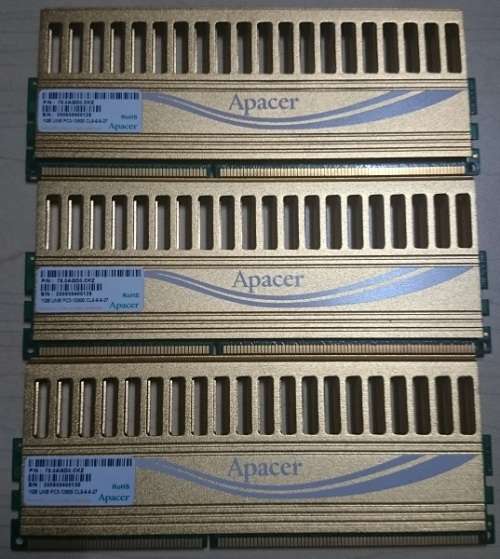 APacer 1GB  DDR3 1600MHZ Gaming Ram