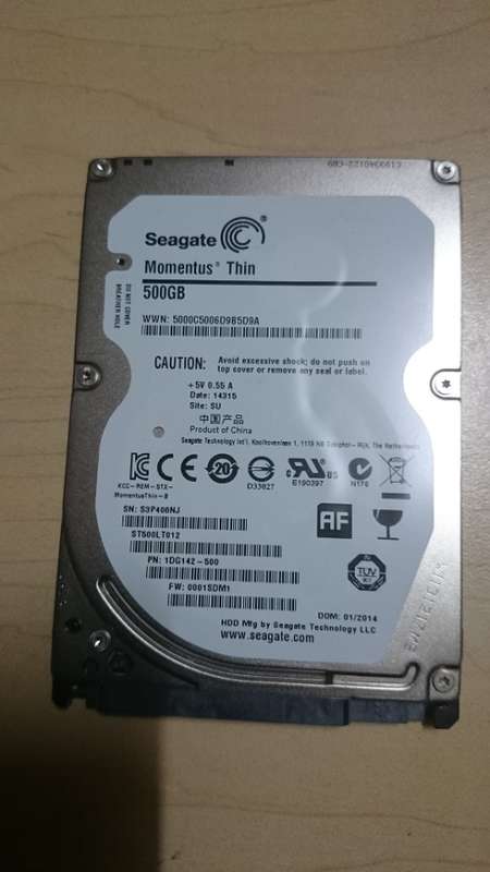 Seagate 500GB SATA Laptop Hard Drive