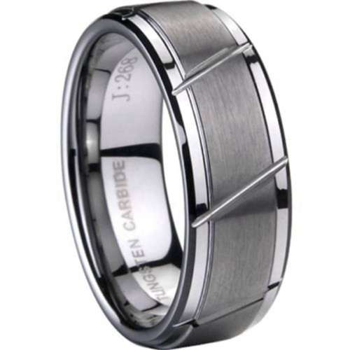 Real Tungsten Carbide (High Quality) Men's Ring Size 11 (including Free Shipping Via SA Postal)