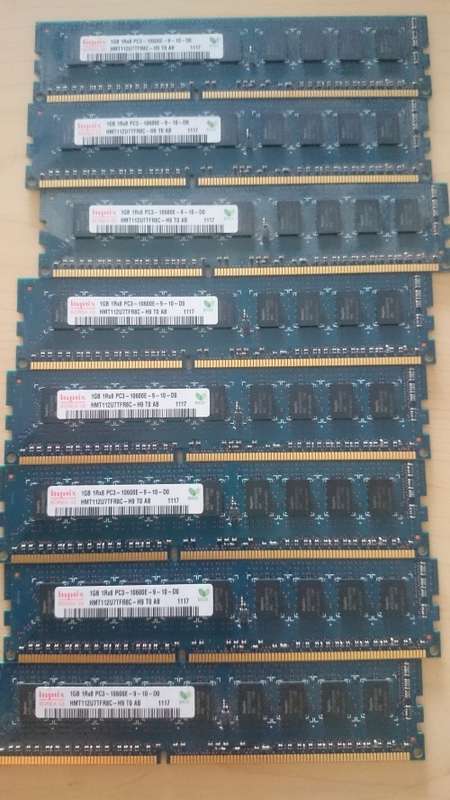 Hynix1GB  PC3-10600E ECC Server Ram