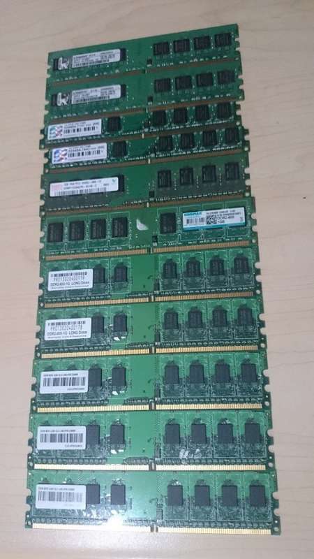 1GB  DR2-800 Desktop Ram Mixed Brands
