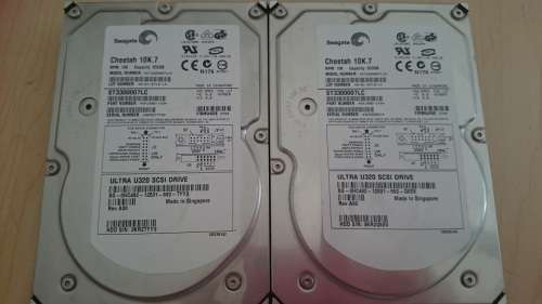 300GB SeagateCheetah 10k.7 300gb Hard Drive Ultra U320 SCSI ST330007LC One bid for All