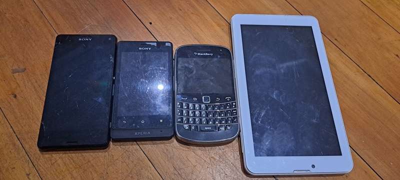 Cell phones and tablet