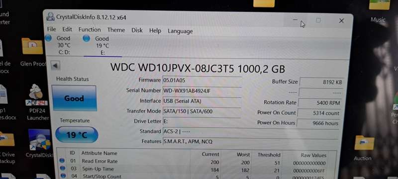 1TB Western Digital Blue 2.5" Hard Drive