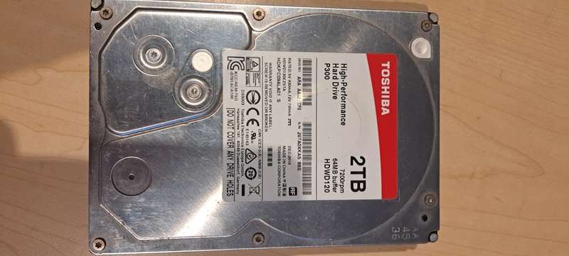 Toshiba 2TB 3.5" Desktop Hard Drive