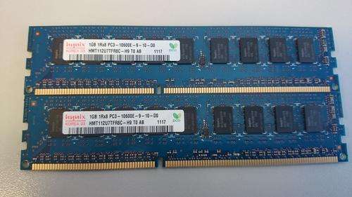 Hynix 1GB 1Rx8 PC3 - 10600E ECC Ram