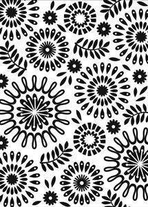 Darice Embossing Folder -  Circles Floral