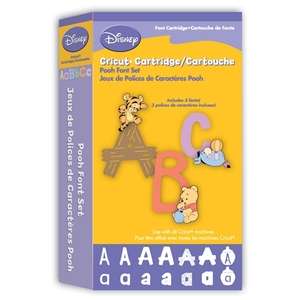 Provo Craft - Cricut - Cartridges - Winnie the Pooh Font
