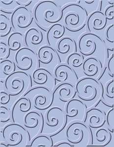 Cuttlebug A2 Embossing Folder : D'vine Swirl