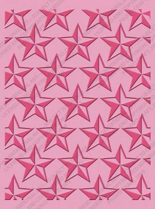 Cuttlebug A2 Embossing Folder - Stars